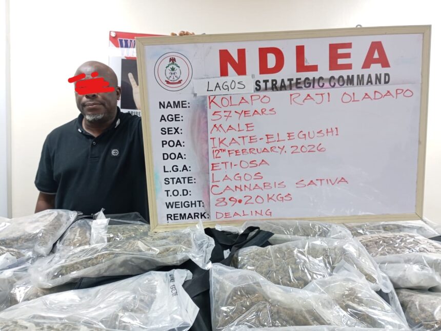 NDLEA arrests suspected drug kingpin on the watchlist since 2025