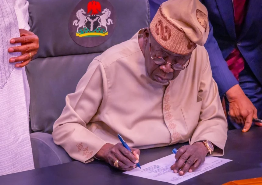 Tinubu signs amended Electoral Act 2026 into law