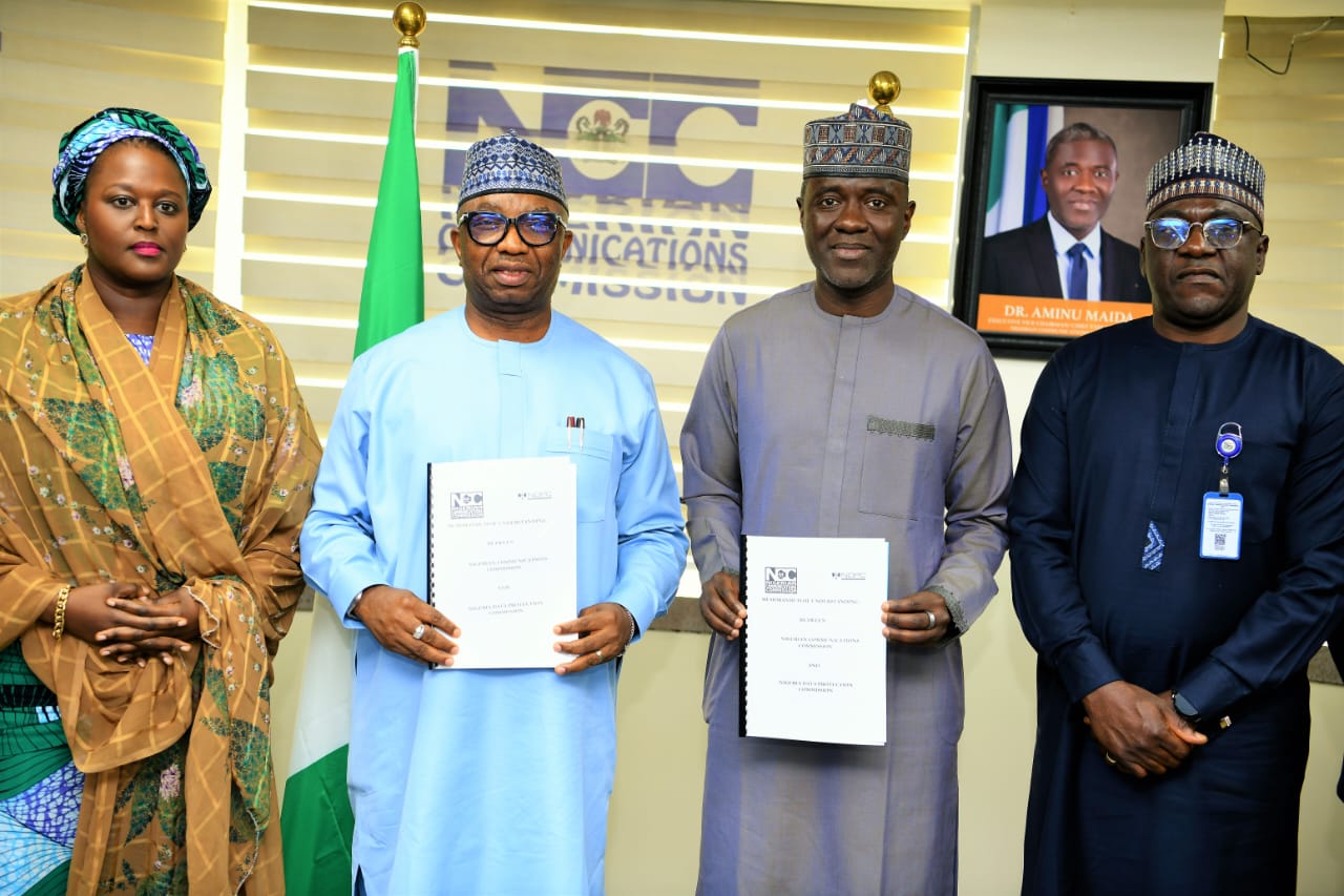 NCC, NDPC sign MoU to advance data protection in telecom sector