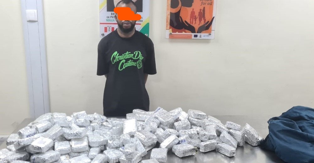 NDLEA intercepts opioids, meth in carton walls, winter jackets