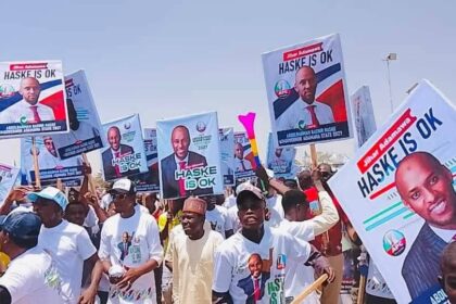 Momentum builds around Haske at APC reception for Fintiri