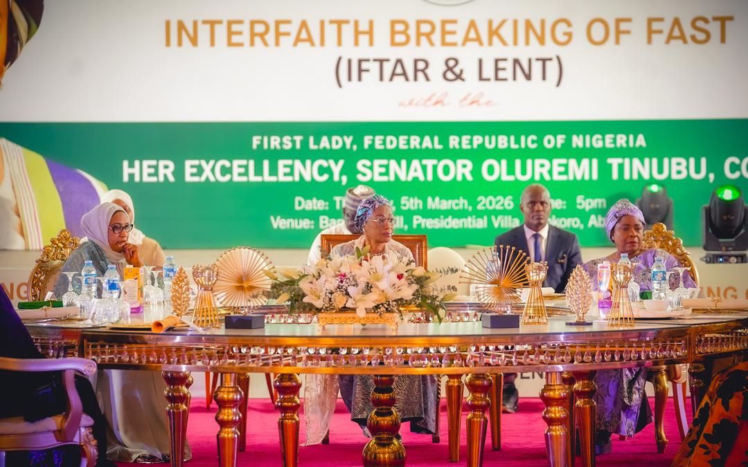 Ramadan/Lent: God is speaking to us as a nation –First Lady