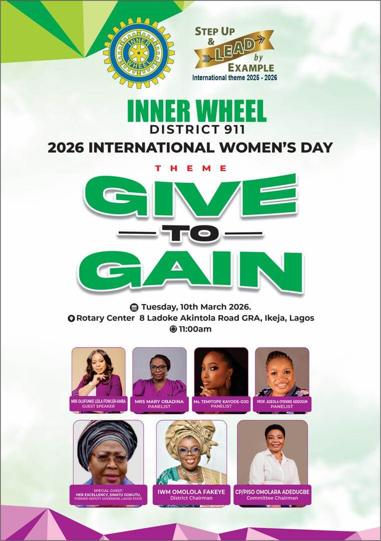 International Inner Wheel District 911 to celebrate 2026 IWD
