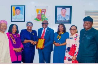 ILCS leadership visits Oyo Head of Service, seeks collaboration
