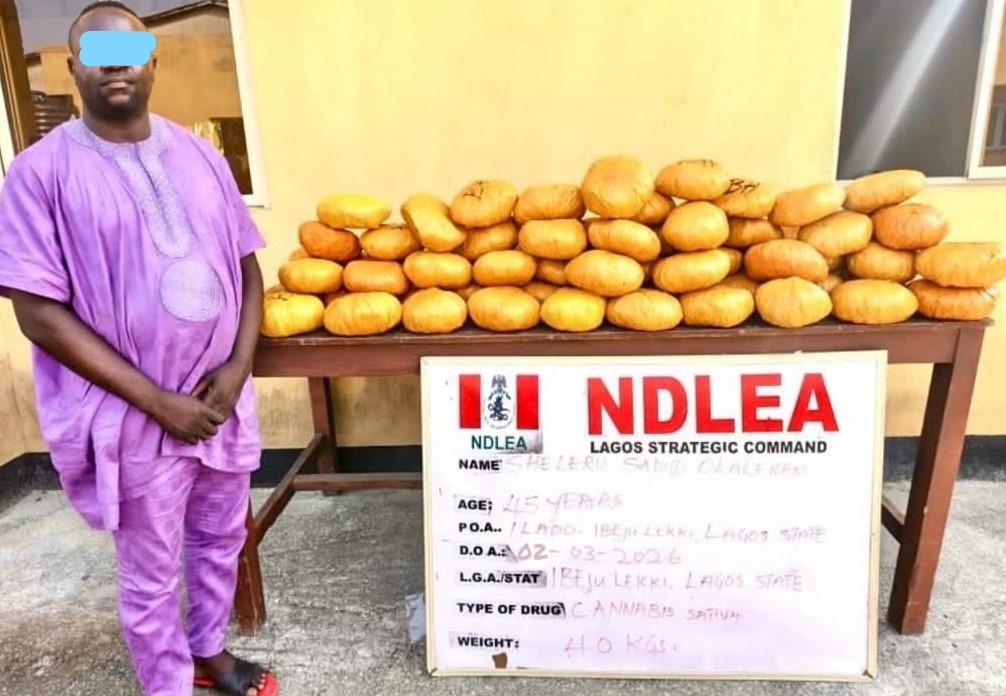 NDLEA arrests ex-Lagos council chief, recovers illicit drugs