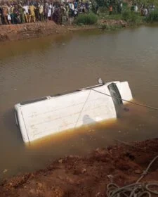 Three dead, five rescued as bus plunges into River in Ibadan
