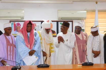 Wike presents land titles to FCT traditional rulers