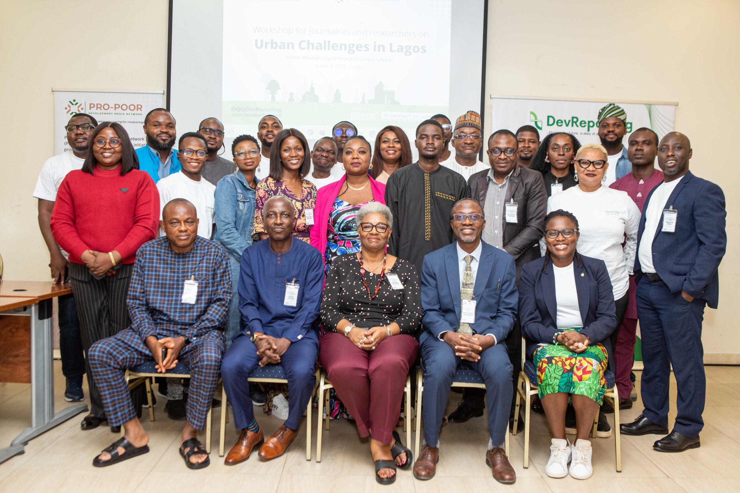 DevReporting hosts journalists, researchers at workshop on reporting urban challenges in Lagos