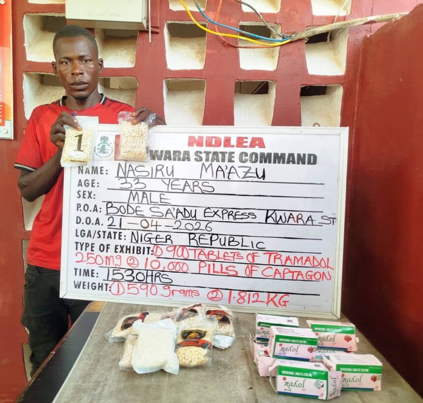 NDLEA intercepts terror drug, ‘captagon’, in Kwara