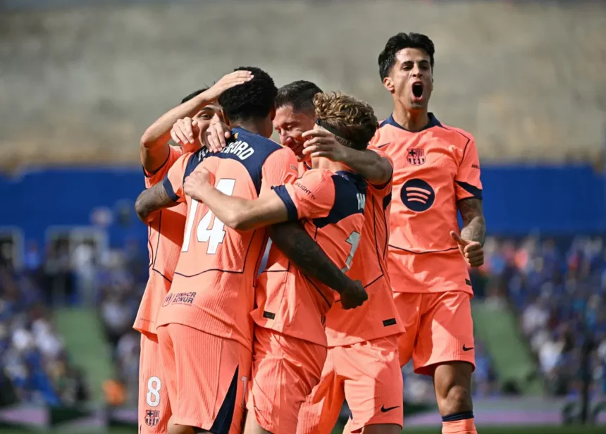 Barcelona extend LaLiga lead with 2-0 win over Getafe