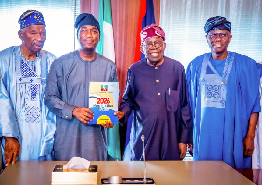Lagos guber: Tinubu endorses Hamzat as APC consensus candidate