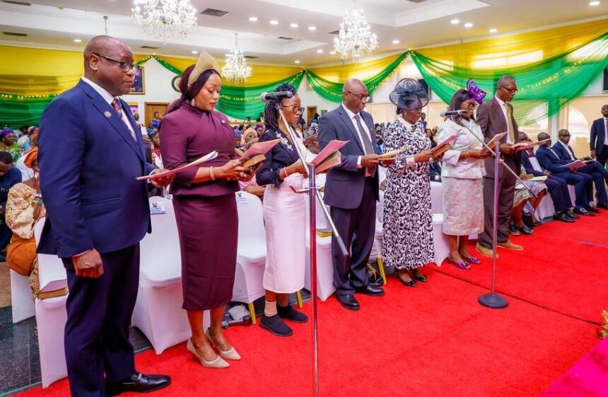 Sanwo-Olu swears in seven new permanent secretaries