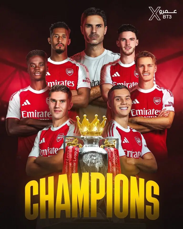 Arsenal are champions as City fail to beat Bournemouth