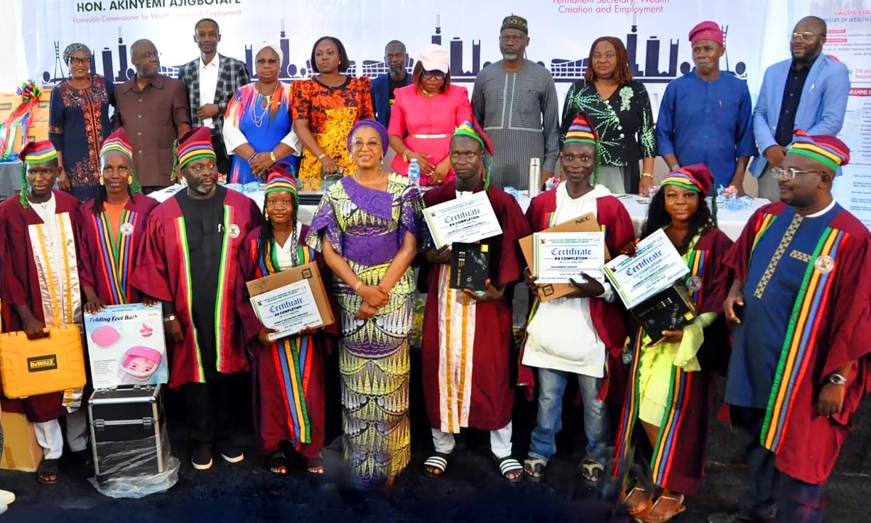 Empowerment: Lagos trains 500 youths in vocational skills