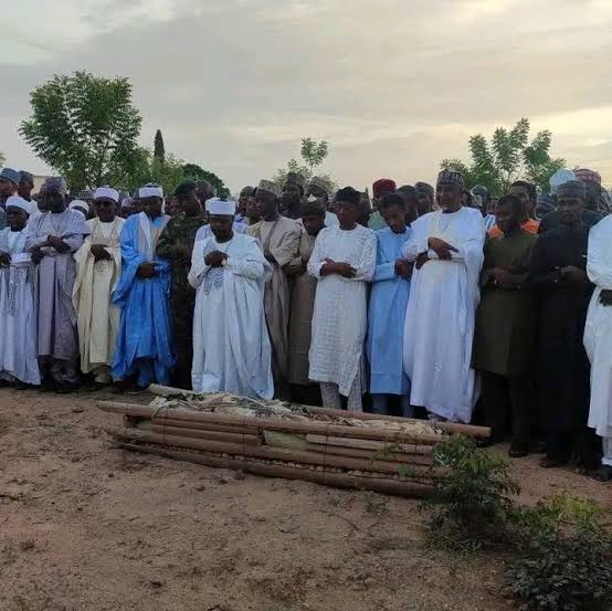 Remains of ex-Defence spokesman, Gen. Rabe Abubakar, buried
