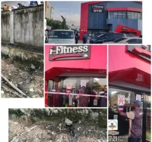Lagos seals Lekki gym over sewage discharge