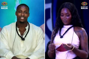 BBNaija: Goddessa, Araga spark reactions after first on-screen kiss