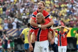 World Cup: Haaland brace sends Norway past Brazil 2-1