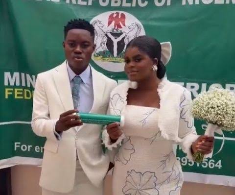 Tik Tok couple Peller, Jarvis formalise union with court wedding