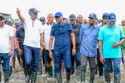 Sanwo-Olu inspects flooded communities, promises speedy actions