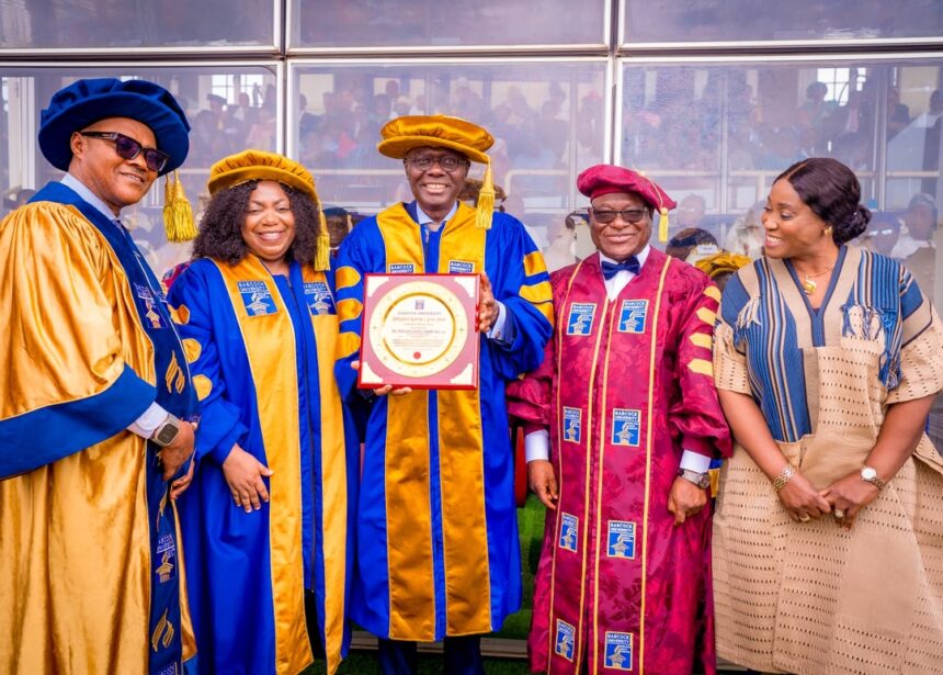 Babcock University honours Sanwo-Olu with leadership award