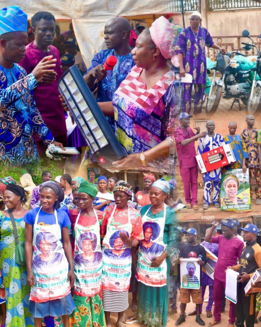 How Iyabo Obasanjo is reconnecting with Ogun central grassroots