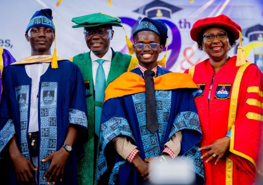 LASU: Sanwo-Olu gifts N20m to each of best graduating students