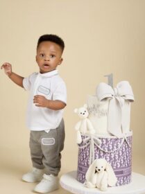 Priscilla Ojo unveils son Rakeem’s face on first birthday
