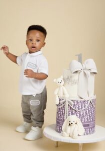 Priscilla Ojo unveils son Rakeem’s face on first birthday
