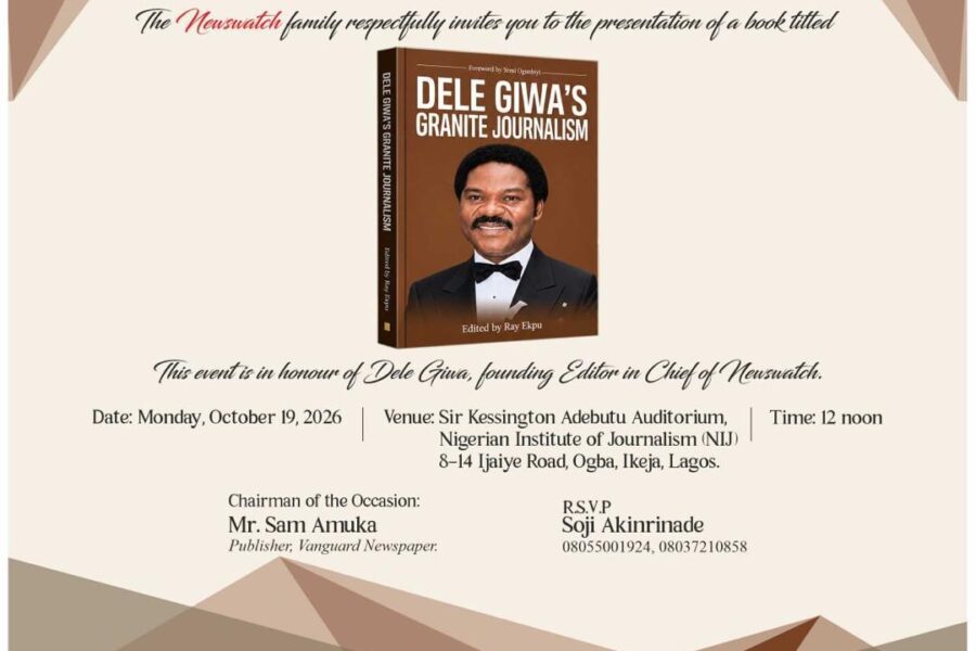 BOOK REVIEW: Dele Giwa’s Granite Journalism