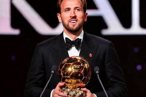 Kane wins 2026 Ballon d’Or, ends 25-year wait for England