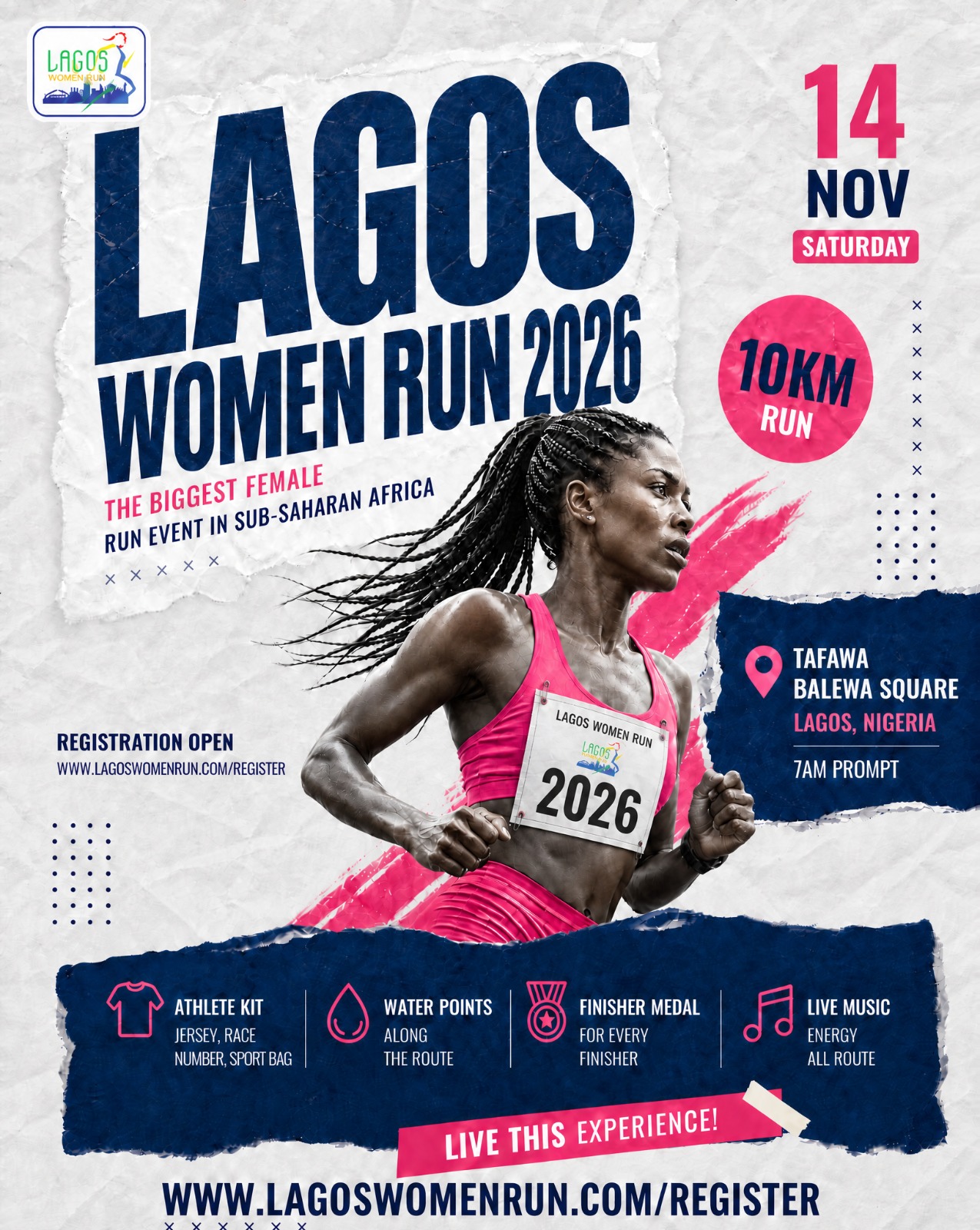 Countdown begins as Lagos Women Run holds Nov 14
