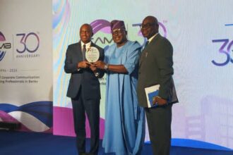 PHOTO NEWS: Ademosu receives ACAMB's Award of Excellence