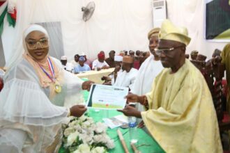 PDP dep gov candidate, Sowunmi-Kolapo, installed Ogun Muslim Council Grand Matron