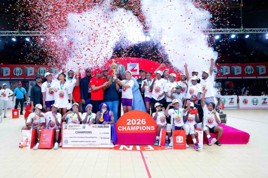 Naira rain for winners at finale of NBBF/Zenith Bank Women’s Basketball League