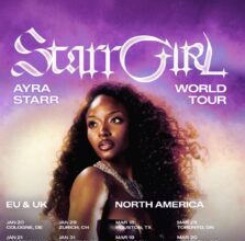 Ayra Starr announces 20-city world tour for ‘Starrgirl’