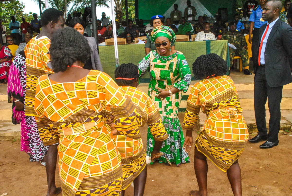 Exhibit high level of patriotism, Erelu Fayemi charges corps members