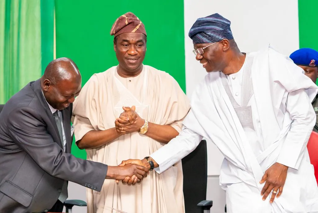 PHOTO NEWS: Sanwo-Olu swears in Alogba as Lagos chief judge
