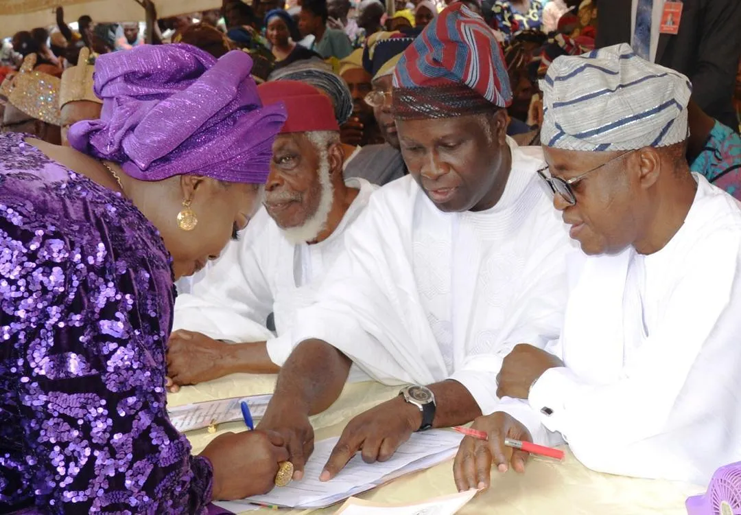 PHOTO NEWS: Egbemode at swearing in as Information Commissioner