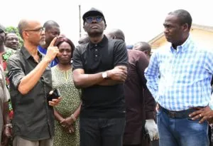 PHOTO NEWS: Coronavirus: Sanwo-Olu at biosecurity unit in protection kit