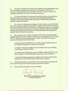 AfDB: Nigerian government writes bank, mobilises support for Adesina