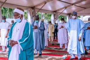 PHOTO NEWS: Buhari celebrates Eid-el-Kabir