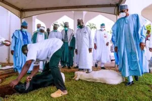 PHOTO NEWS: Buhari celebrates Eid-el-Kabir