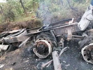 BREAKING: Gas explosion in Lagos, 15 people affected, cars burnt (+photos)