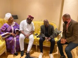 PHOTO NEWS: Tinubu meets with UK APC members in London