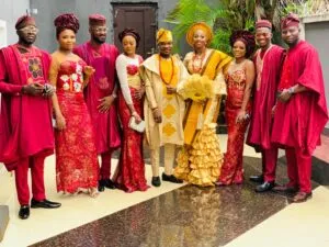PHOTO NEWS: Ademola Adegboyega ties nuptial knot with Olufunmilayo