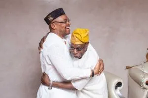 2023: Udom Emmanuel visits Obasanjo, says he's ready to rescue Nigeria