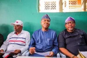 PHOTO NEWS: Bukola Saraki in Oyo, Osun ahead of PDP primary