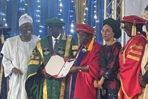 LASU: Samuel Adedoyin honoured, promises to do more for humanity
